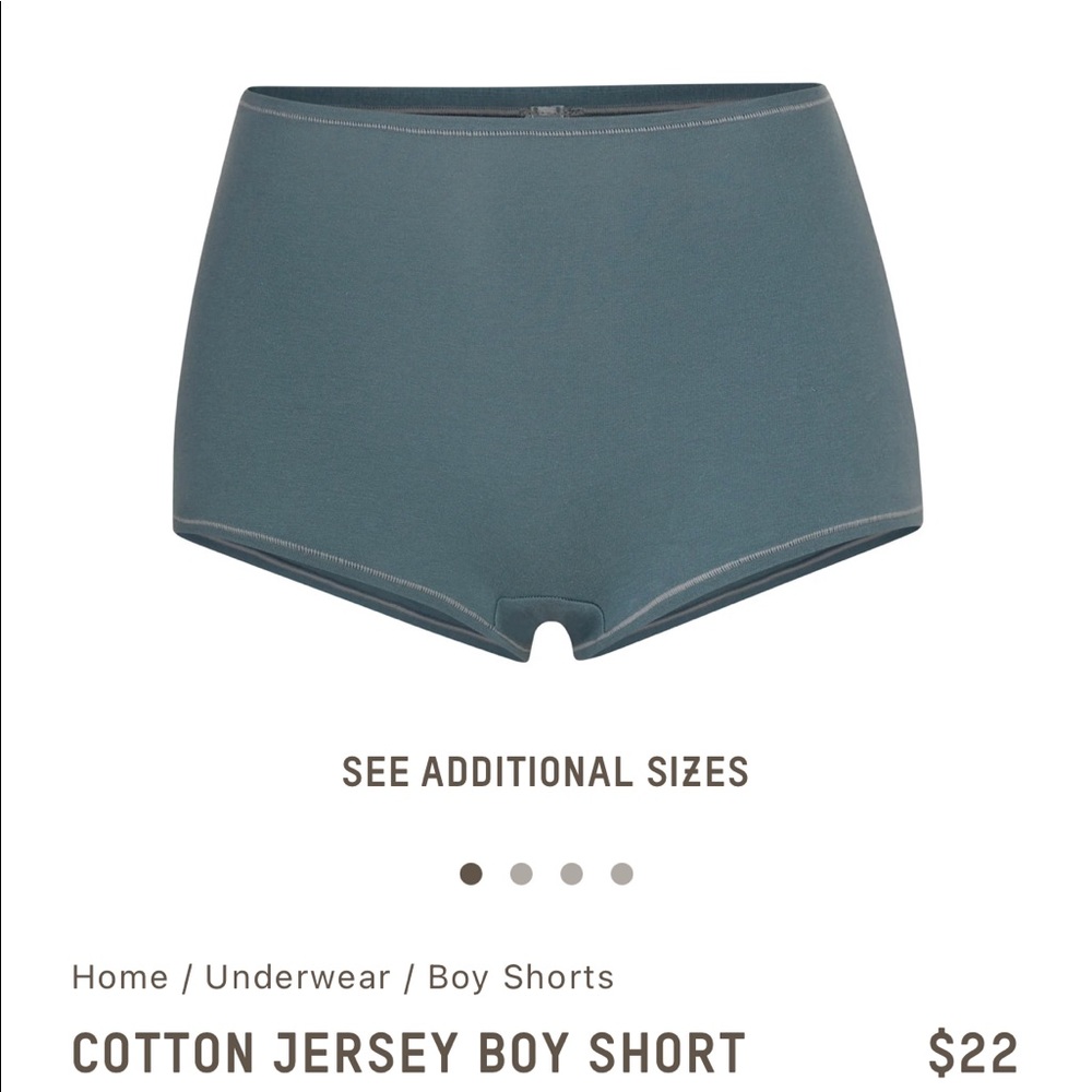 SKIMS cotton jersey boy shorts